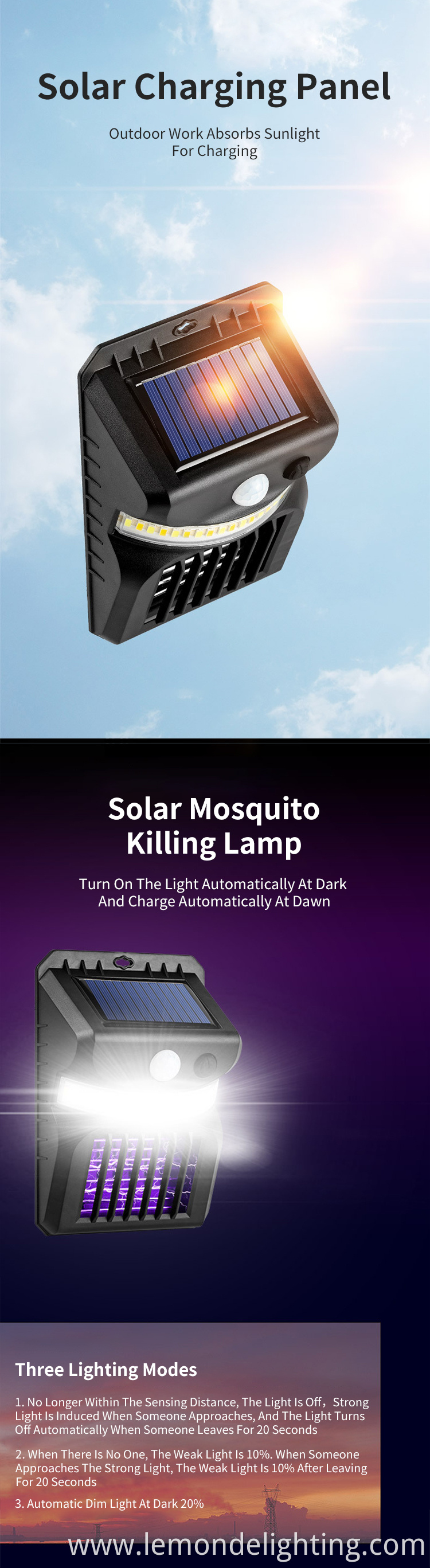 Weather-resistant solar sensor light